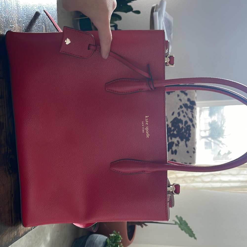 Red Kate spade handbag